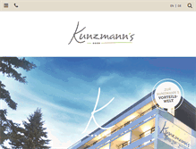 Tablet Screenshot of kunzmanns.de